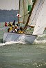 Classic 6 Metres racing in 18 knots of wind<br>The British Classic Yacht Club Annual Regatta  Cowes - 15th-22nd July 2006 <br>�Paul Todd/outsideimages.co.nz<br><br>    <br><br>