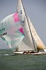 Classic 6 Metres racing in 18 knots of wind<br>The British Classic Yacht Club Annual Regatta  Cowes - 15th-22nd July 2006 <br>�Paul Todd/outsideimages.co.nz<br><br>    <br><br>