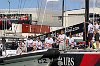 America's Cup 2003: A huge spectator fleet farewells Team New Zealand and Alinghi Swiss Challenge as they head to the racecourse on the first day of competition.