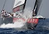 America's Cup Valencia Louis Vuitton Act 12<br>James Spital at the helm of Luna Rossa (ITA)<br>� Bob Grieser/outsideimages.co.nz<br><br>    Editorial use only<br>