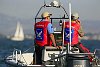 On-the-water umpires in The Allianz Cup, the newest event on the World Match Racing Tour, held in San Francisco Bay in October 2006.