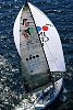 New Farr 36  &quotInner Circle Rum&quot pops up a gennaker in 15 to 20knts off Sydney heads on a glorious spring day in Australia.<br><br> Sails by Quantum<br>