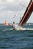 ROLEX FASTNET 2007 After a 25-hour weather delay, 271 boats set off today from the Squadron line in Cowes for the start of 46th edition of the Rolex Fastnet Race.<br>14 OMOCA open 60s were entered in the race.<br>Isle of Wight, United Kingdom<br>�Paul Todd/outsideimages.co.nz<br>Any questions please contact paul@outsideimages.co.nz office NZ  (64) 9 411 7169- UK (44) 770932 09889