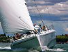 Owen/Clarke high performance 65 footer preforms sea trials in the Waitemata Harbour on a hot January day.<br>Auckland - New Zealand