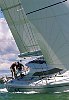 Owen/Clarke high performance 65 footer preforms sea trials in the Waitemata Harbour on a hot January day.<br>Auckland - New Zealand
