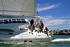 Owen/Clarke high performance 65 footer preforms sea trials in the Waitemata Harbour on a hot January day.<br>Auckland - New Zealand