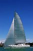 Owen/Clarke high performance 65 footer preforms sea trials in the Waitemata Harbour on a hot January day.<br>Auckland - New Zealand