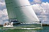 Owen/Clarke high performance 65 footer preforms sea trials in the Waitemata Harbour on a hot January day.<br>Auckland - New Zealand