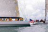 Roy Disney's new Reichel-Pugh Z86 class &quotPyewacket&quot starts her sea trials on the Hauraki Gulf in 15-18 knots of breeze.<br>
