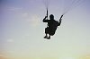 Paragliding in to the blue yonder