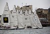The 180th Skandia Cowes Week Regatta got underway today amidst changing conditions as an occluded front swept eastwards across the British Isles testing the record fleet of 1,028 yachts across some 37 classes. <br><br>89 boats in the SB3 fleet on the start line.<br><br>�Paul Todd/outsideimages.co.nz<br><br>*******Editorial Use Only********<br><br>