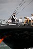 The 180th Skandia Cowes Week Regatta got underway today amidst changing conditions as an occluded front swept eastwards across the British Isles testing the record fleet of 1,028 yachts across some 37 classes. <br>Volvo Open 70 ABN AMRO ONE<br>�Paul Todd/outsideimages.co.nz<br><br>*******Editorial Use Only********<br><br>