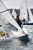 The 180th Skandia Cowes Week Regatta got underway today amidst changing conditions as an occluded front swept eastwards across the British Isles testing the record fleet of 1,028 yachts across some 37 classes. <br>Laser SB3<br>�Paul Todd/outsideimages.co.nz<br><br>*******Editorial Use Only********<br><br>
