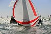Stunning race conditions for Day 2 of Skandia Cowes Week 2006.<br>18 knots of wind and a warm sunny day saw some great sailing and great wipe outs.<br><br><br>******* EDITORIAL USE ONLY ***************