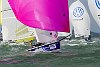 The 180th Skandia Cowes Week,Day four of Skandia Cowes Week 2006 dawned with a forecast of strong and blustery south-westerly winds with gusts straining the dial beneath storm clouds producing a lumpy Solent and gusts of up to 29 knots<br>Laser SB3 fleet<br>�Paul Todd/outsideimages.co.nz<br><br>*******Editorial Use Only********