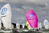 The 180th Skandia Cowes Week, Day 4 with the wind from the West averaging 18 knots with gusts of 29 knots.   <br>Laser SB3 fleet<br>�Paul Todd/outsideimages.co.nz<br><br>*******Editorial Use Only********<br><br>