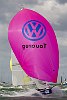 The 180th Skandia Cowes Week, Day 4 with the wind from the West averaging 18 knots with gusts of 29 knots.   <br>Laser SB3 fleet<br>�Paul Todd/outsideimages.co.nz<br><br>*******Editorial Use Only********<br><br>