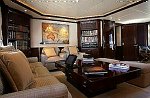 Main salon of super yacht