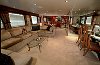 The main salon of Royal Eagle III. 