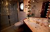 Eagle III's luxurious bathroom in the master stateroom.